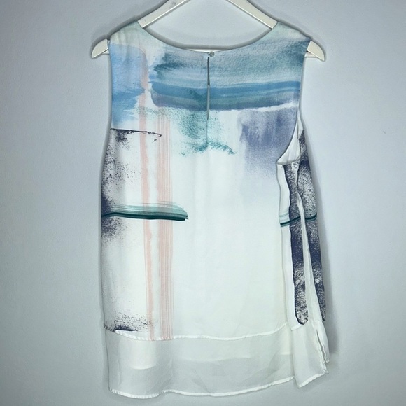 Rose & Olive Sleeveless Layered Round Neck Pullover Blouse Size 1X - Picture 5 of 10